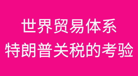 世界贸易体系能否经受住特朗普关税的考验？