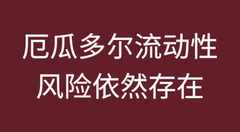 厄瓜多尔：经济复苏将使经常账户盈余缩小，但流动性风险依然存在