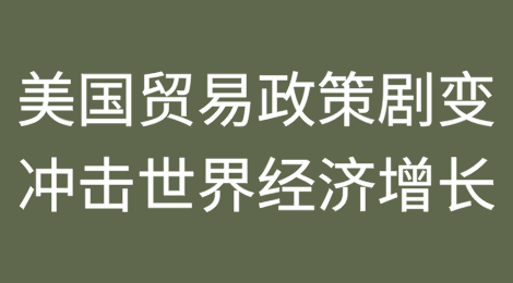 全球宏观经济研究：美国贸易政策剧变对世界经济增长的冲击