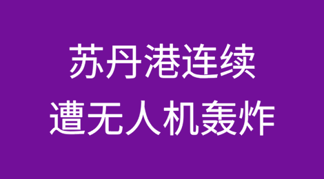苏丹港遭无人机轰炸