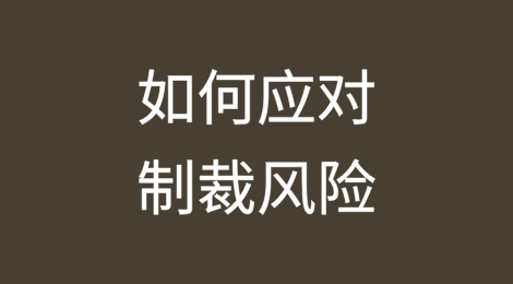 全球风险管理者如何应对日益增长的制裁风险