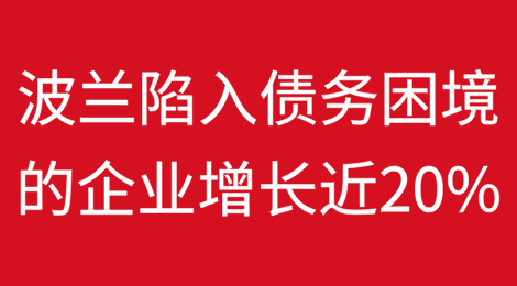 尽管疫情后经济增长，波兰陷入债务困境的企业仍增长近20%