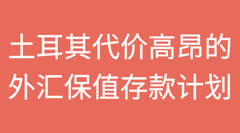 土耳其即将退出代价高昂的外汇保值存款计划——对中国出口商的影响